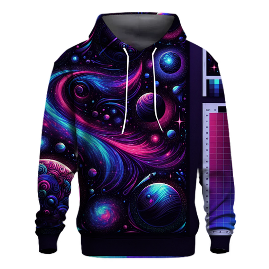 Cosmic Neon Voyage Hoodie