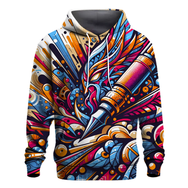 Bold Urban Graffiti Hoodie