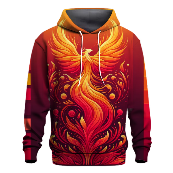 Fiery Phoenix Gradient Hoodie