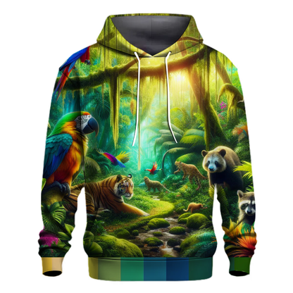 Majestic Jungle Wildlife Hoodie