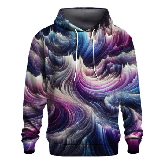 Galactic Aurora Tie-Dye Hoodie