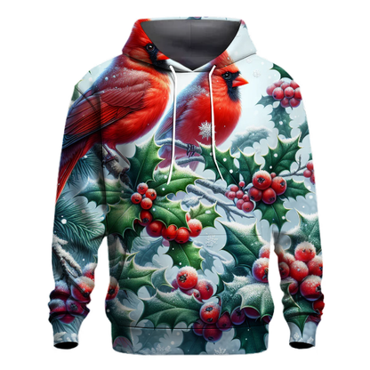 Winter Cardinal Cheer Hoodie