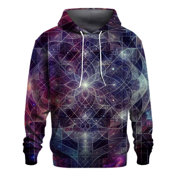 Cosmic Lattice Illusion Hoodie