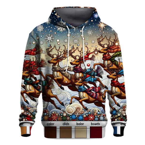 Christmas Reindeer Dash Hoodie