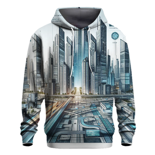 Futuristic Urban Escape Hoodie