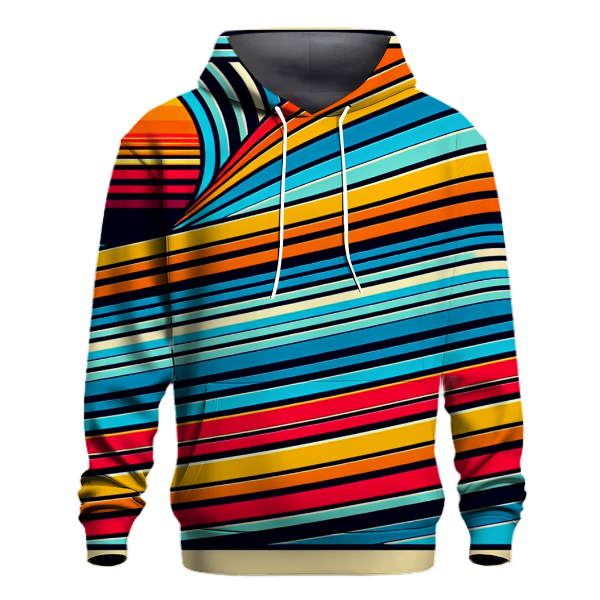 Classic 70s Funk Stripes Hoodie