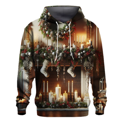 Merry Christmas Mantelpiece Hoodie