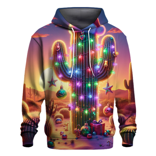 Christmas Cactus Fiesta Hoodie