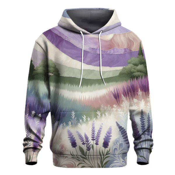 Serene Lavender Fields Hoodie