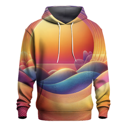 Tropical Sunset Gradient Hoodie