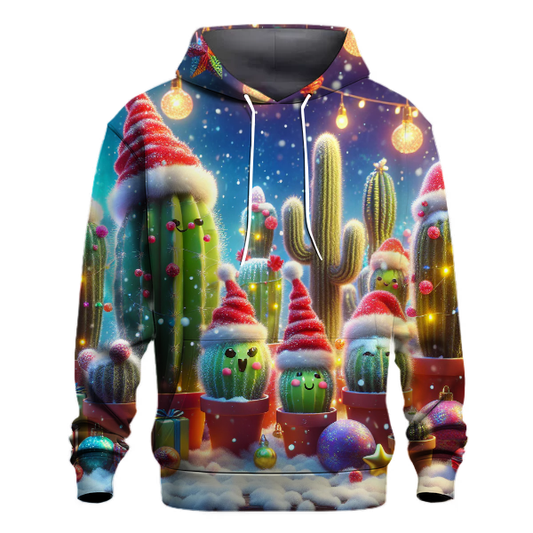 Christmas Cactus Party Hoodie