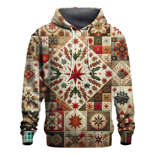 Christmas Quilt Patchwork Hoodie