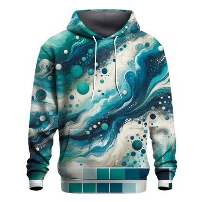 Ocean Mirage Tie-dye Design Hoodie