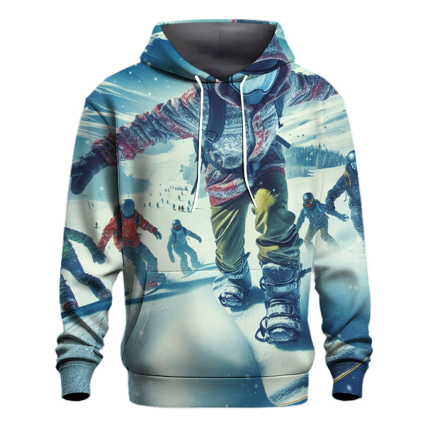 Snowboarding Peaks Hoodie