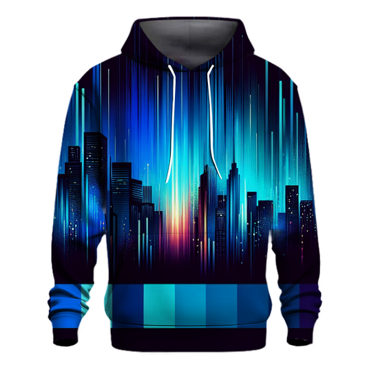 Electric Blue Gradient Hoodie