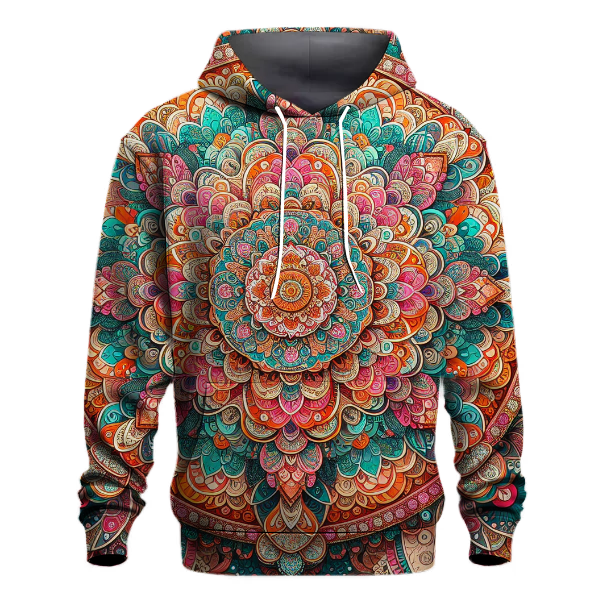 Groovy Mandala Sunshine Hoodie