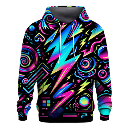 Electric Vibes Streetwear Hoodie