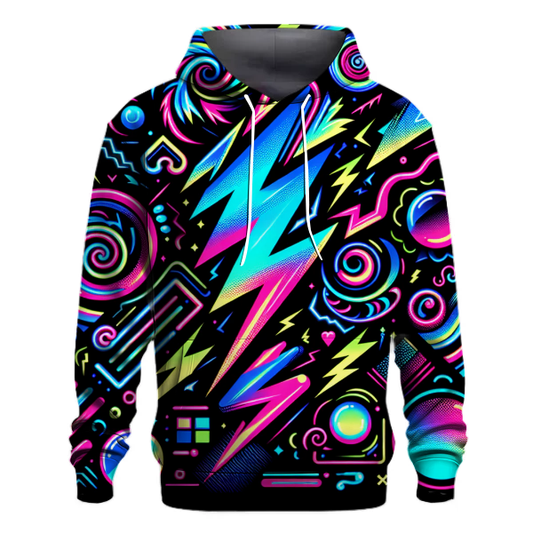 Electric Vibes Streetwear Hoodie