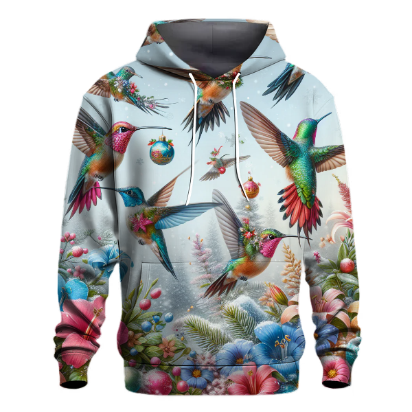 Happy Holiday Hummingbirds Hoodie