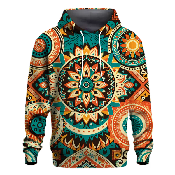 Bold Boho Patterns Hoodie