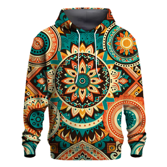 Bold Boho Patterns Hoodie