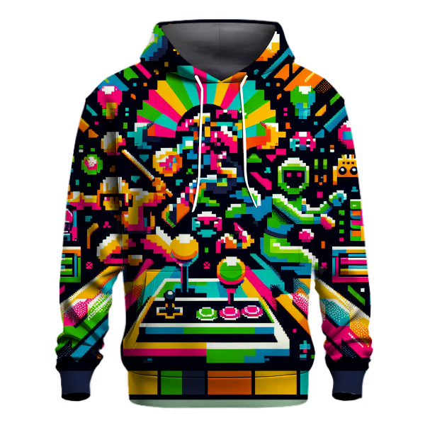 Arcade Classic Pixels Hoodie