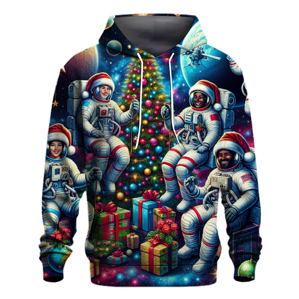 Jolly Christmas Space Adventure Hoodie