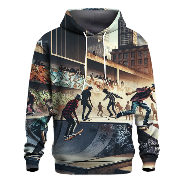 Skateboarding Graffiti Hoodie