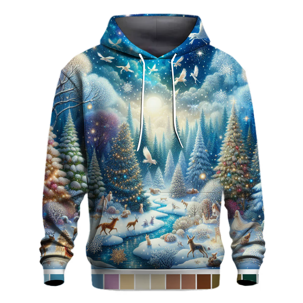 Winter Fairy Tale Christmas Hoodie