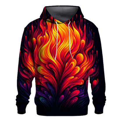 Crimson Flame Gradient Hoodie