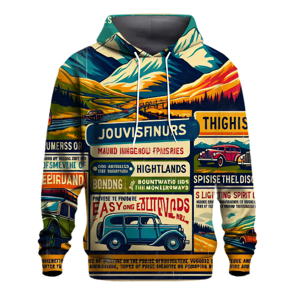 Vintage Road Trip Adventure Hoodie