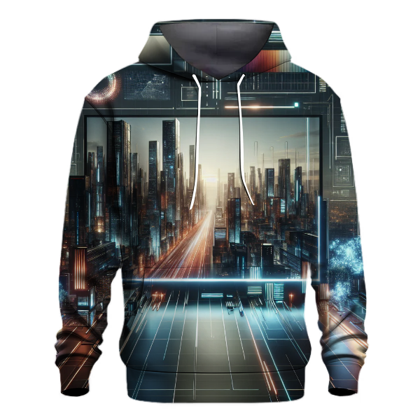 Futuristic Techno Visions Hoodie