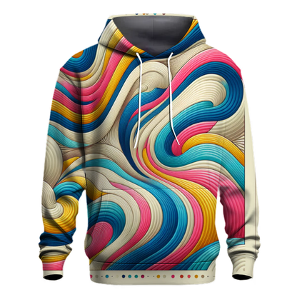 Groovy Waves Hoodie Graphic Hoodies