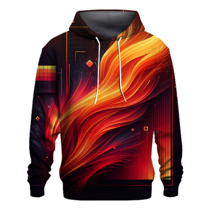 Flame Inferno Gradient Hoodie