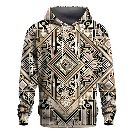 Geometric Art Deco Splendor Hoodie