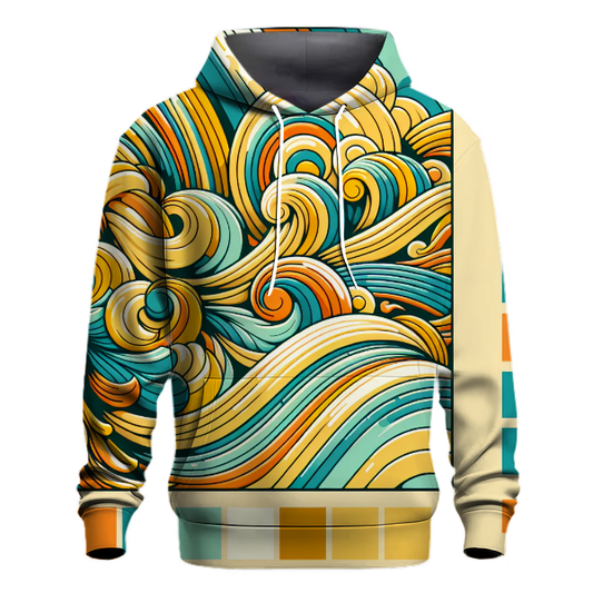 Sunshine Retro Waves Hoodie