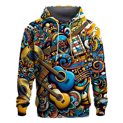 Retro Music Festival Vibes Hoodie