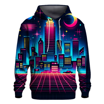 Classic Neon Skyline Hoodie