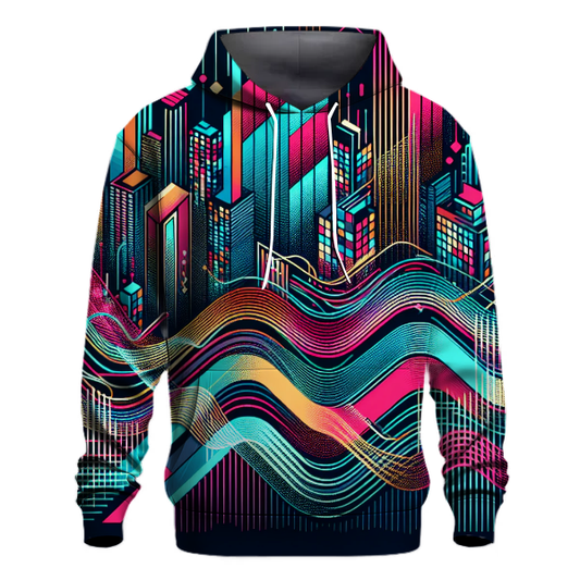 Neon Pulse Frenzy Hoodie