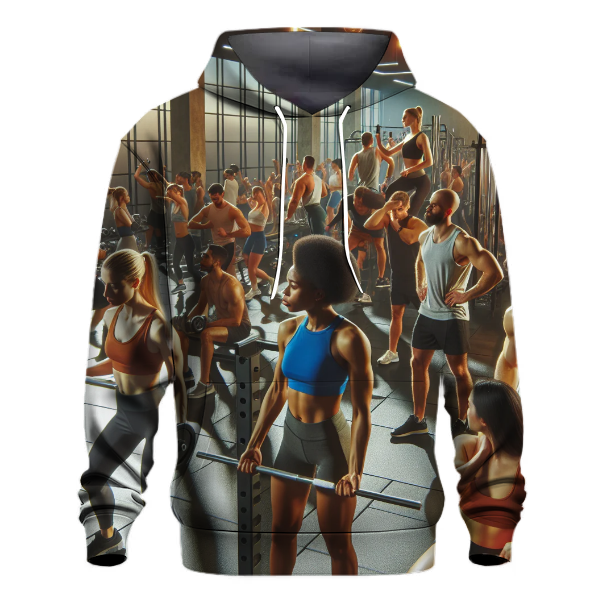 Fitness Strength and Determination Hoodie