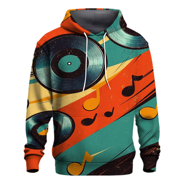 Bohemian Vinyl Vibes Hoodie