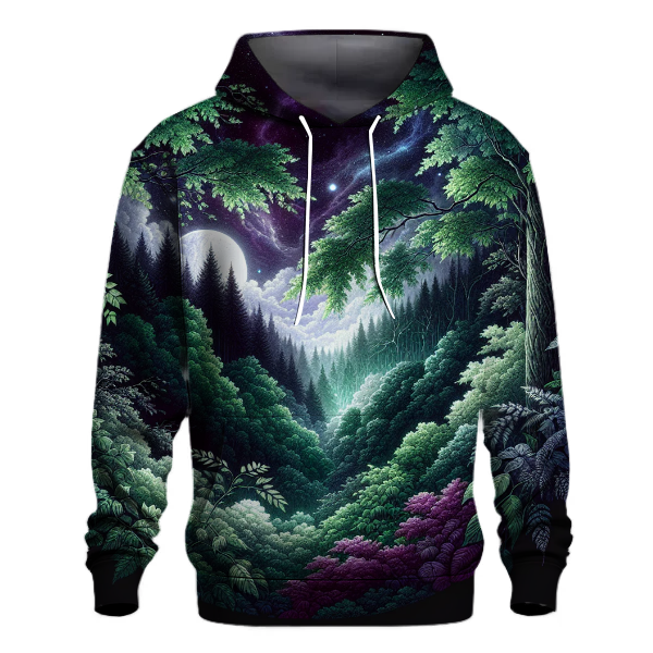 Enchanting Forest Night Hoodie