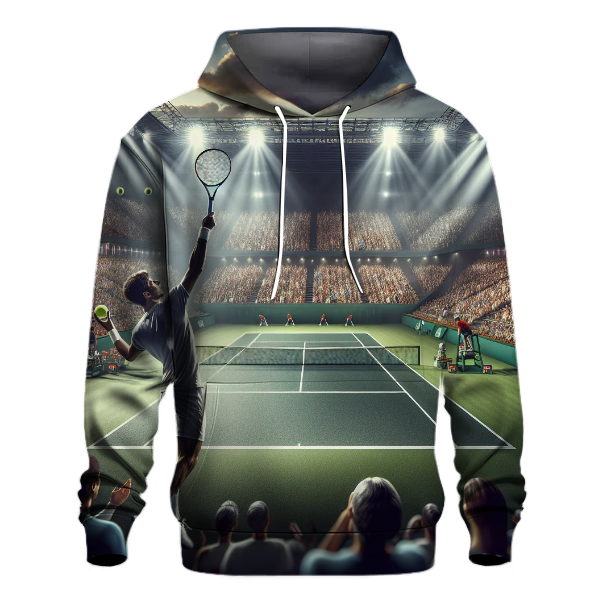 Tennis Serve Splash Hoodie