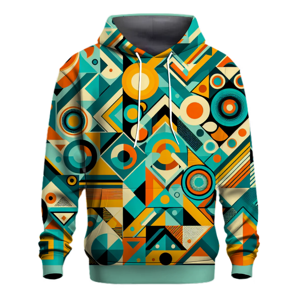 Bold Geometric Shapes Hoodie