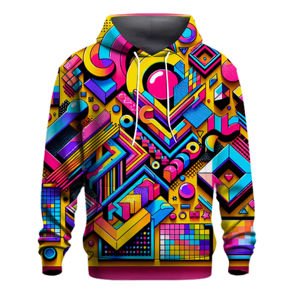 Rad Retro Pattern Hoodie