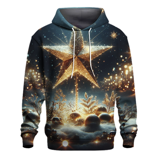 Glistening Christmas Star Hoodie