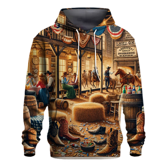 Old West Christmas Gathering Hoodie