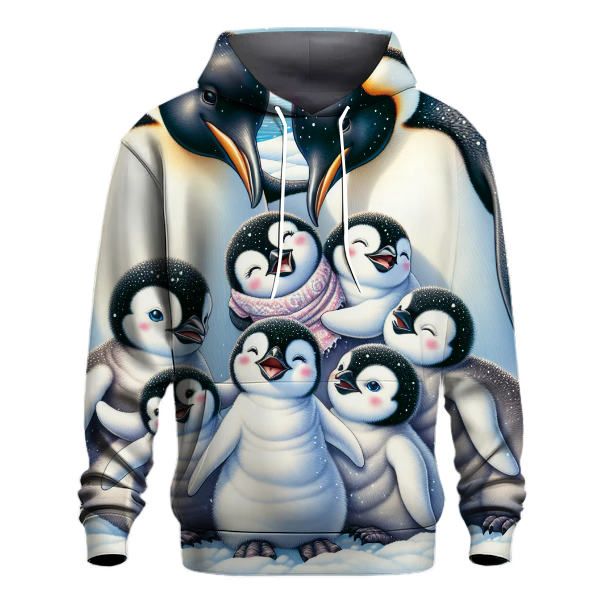 Penguin Family Holiday Reunion Hoodie