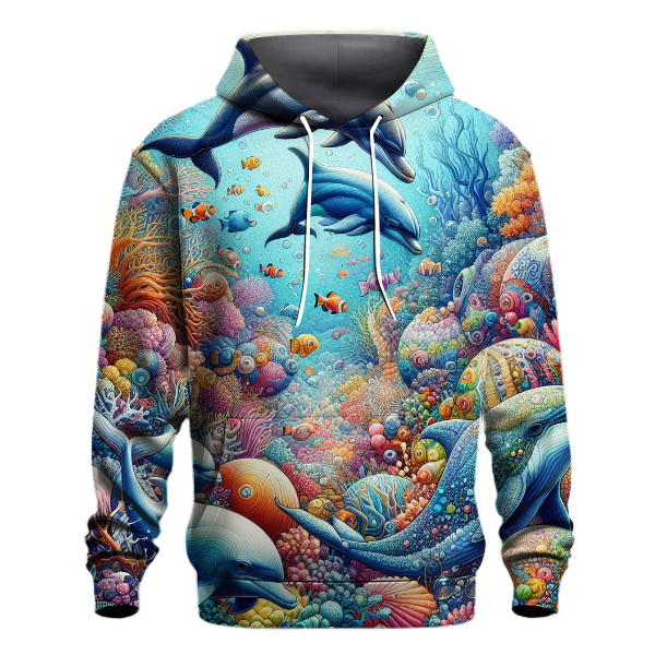 Colorful Underwater Fantasy Hoodie