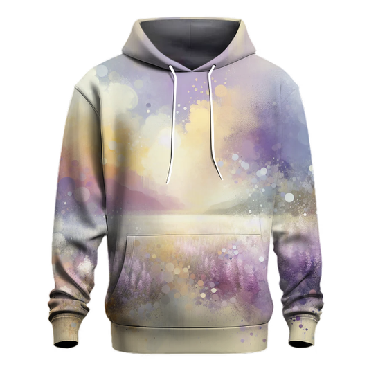 Lavender Mist Tie-dye Design Hoodie